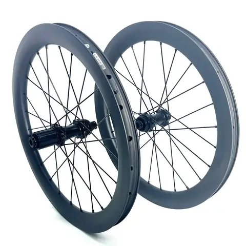 20 인치 451 탄소 자전거 바퀴 디스크 브레이크 튜브리스 Clincher 접이식 자전거 Wheelset 38mm 45mm Centerlock 6 볼트와 호환 가능 20 인치 451 탄소 자전거 바퀴 디스크 브레이크 튜브리스 Clincher 접이식 자전거 Wheelset 38mm 45mm Centerlock 6 볼트와 호환 가능