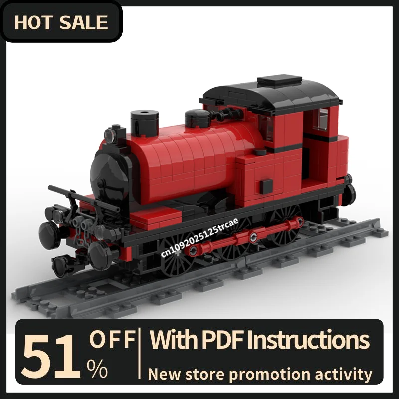 

New 513Pcs City Technical Train Tracks Railway Moc Saddle Tank Engine Model Building Blocks Diy Creative Ideas Kids Toys Gifts