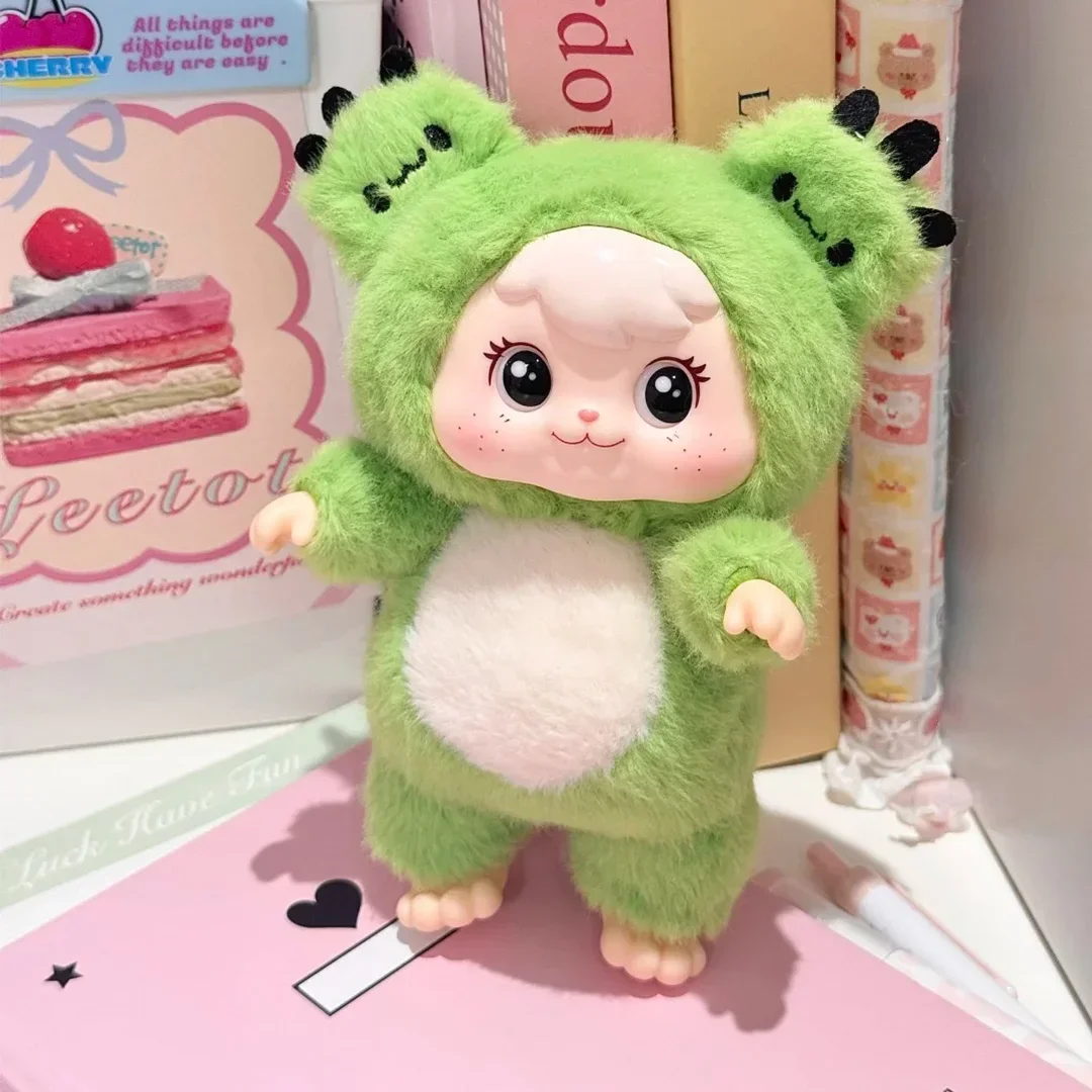 AJIOO Plant Spirit Vinyl Face Blind Box AJIOO Mystery Box Movable Dolls Vinyl Model Cute Toy Pendant Trendy Play FriendSheep Toy