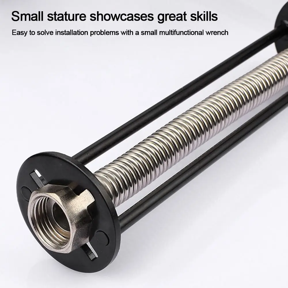 Useful Carbon Steel Sink Wrench Four-claw Hexagon Multifunctional Disassembly Maintenance Tool Water Faucet Key Sanitary Ware