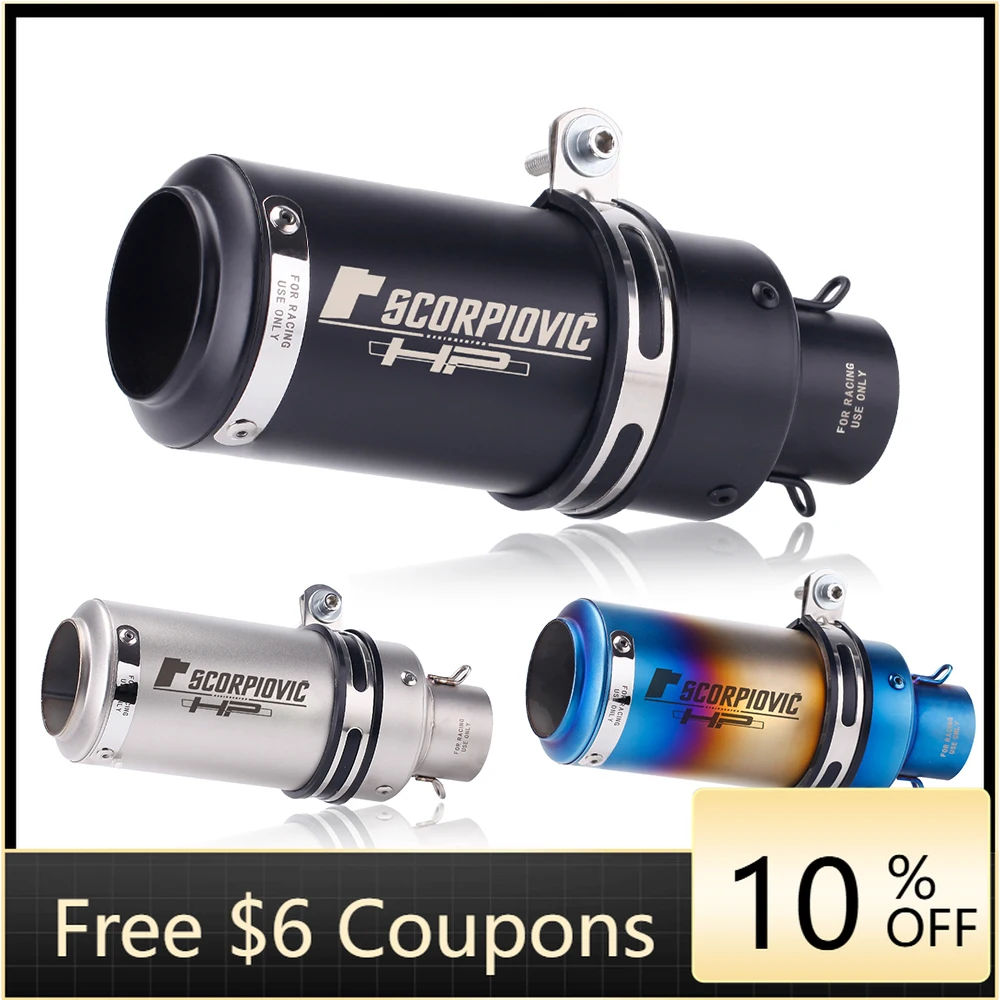 

STLF 51mm Racing Motorcycle Exhaust Muffler GP-project Universal Sport Bike Muffler