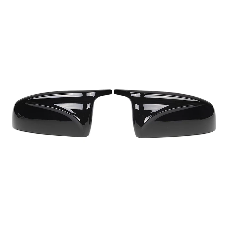 2pcs Side Wing Rearview modified car styling Glossy black ABS Mirror Cover caps For BMW X5 E70 X6 E71 2007-2013 Side MirrorCover