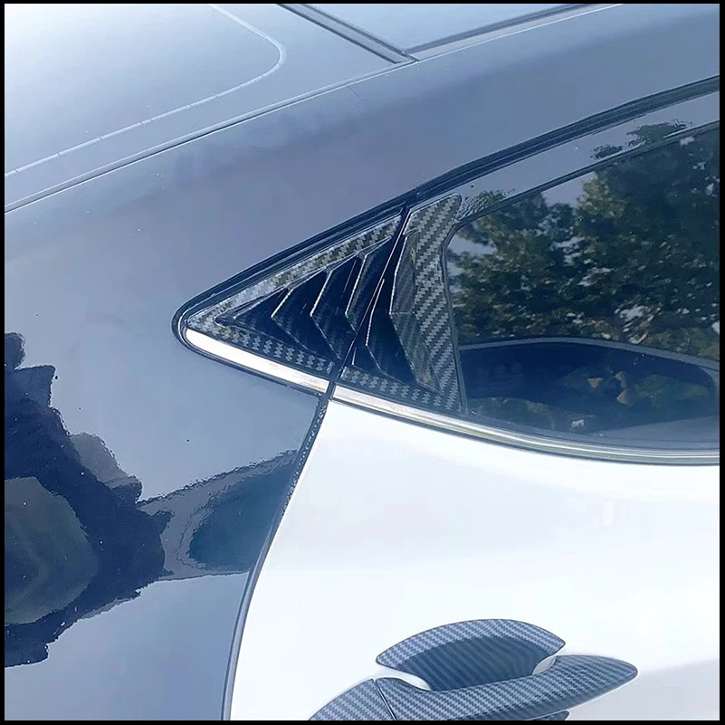 

Car Styling For Hyundai Elantra Avante Sedan 2011-2015 Rear Window Shutter Louver Decorate Side Vent Cover Trim Auto Accessories