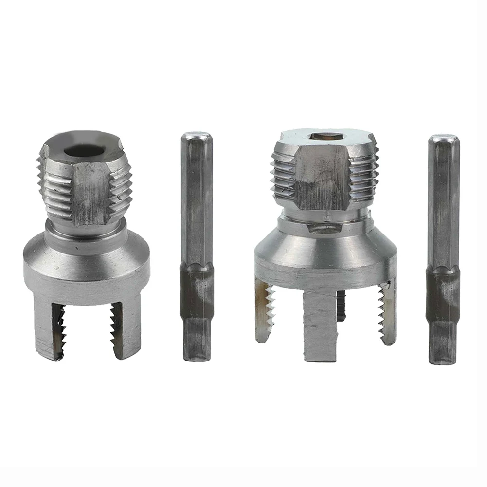 DIY Projects PVC Pipe Threader Plumbing Tool Yellow Black 1-Piece Design Efficient Threading Professional Results