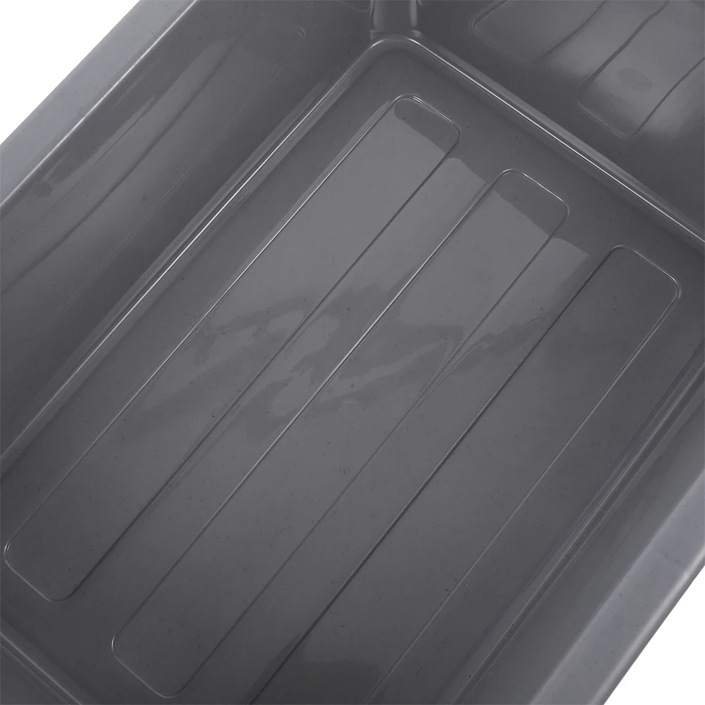 

2 Pcs Bowl Frame Storage Basket Plastic Rectangular Bus Tubs for Restaurant Camping Pp Household Wash Basin Dish Washing Travel