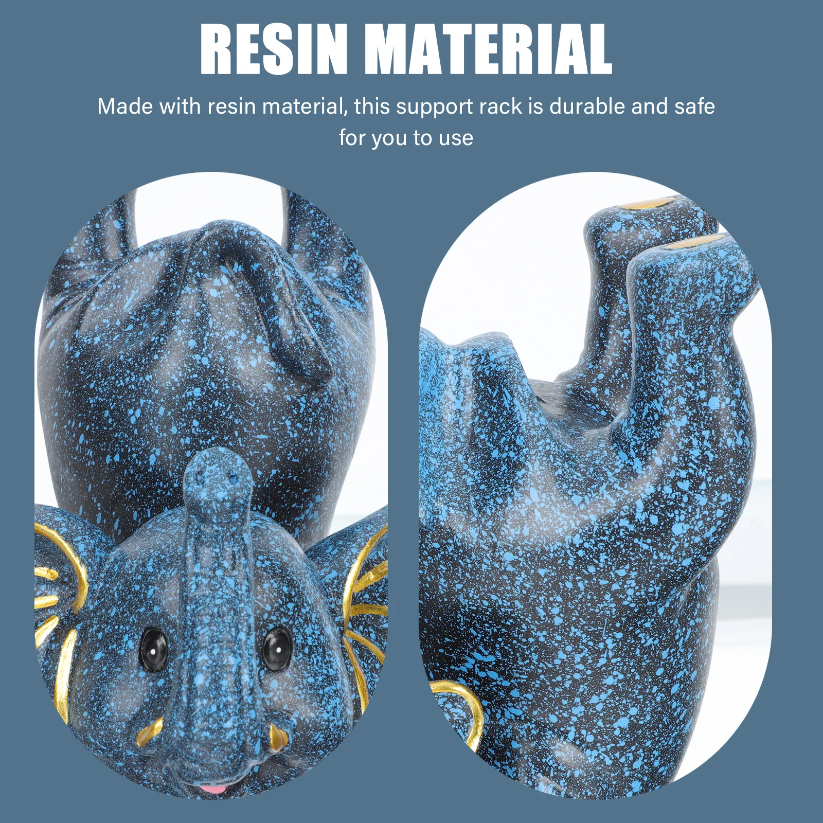 

Elephant Glasses Holder Resin Cartoon Animal Shape Desktop Eyeglasses Stand Decorative Display Stand Party Gift