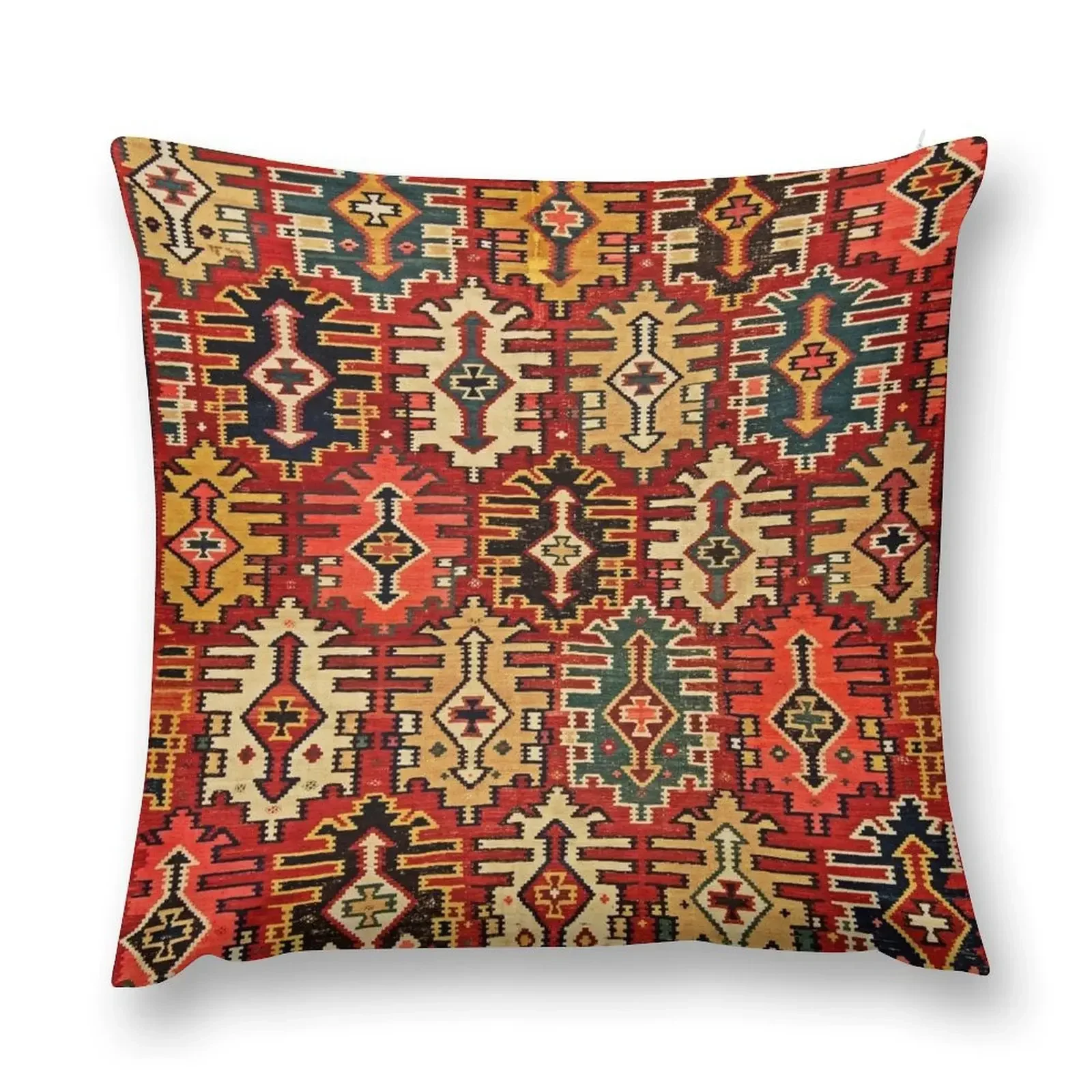 

Antique Turkish Kilim Tribal Rug Print Throw Pillow Christmas Pillowcase Pillowcases Bed Cushions pillow