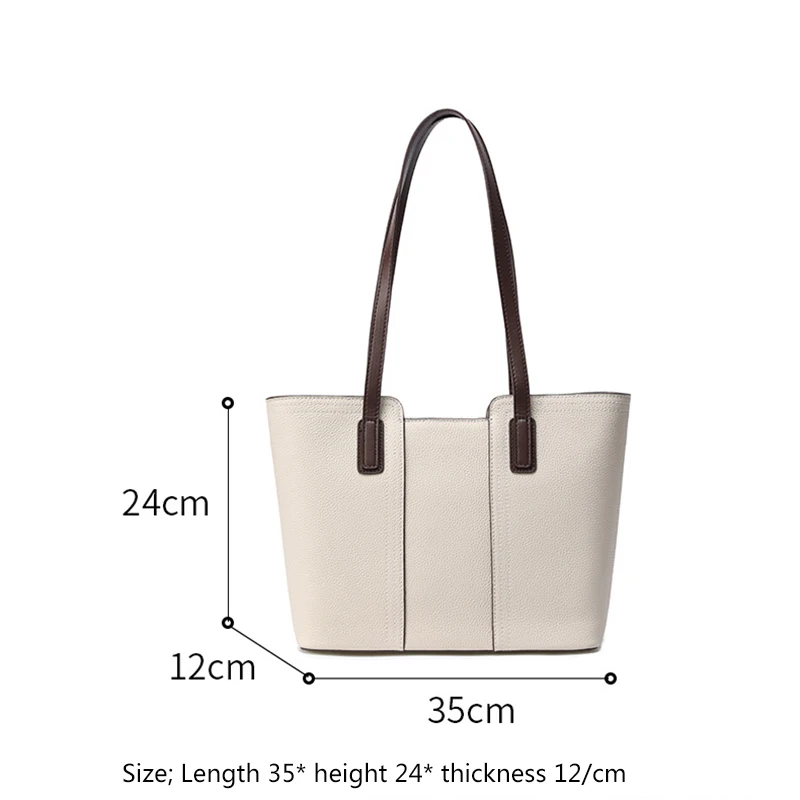 Sac à main en cuir cirhide première couche pour femme, sac à bandoulière sous les bras, sac fourre-tout, mode de haute qualité, commPiedmont, nouveau, 2024