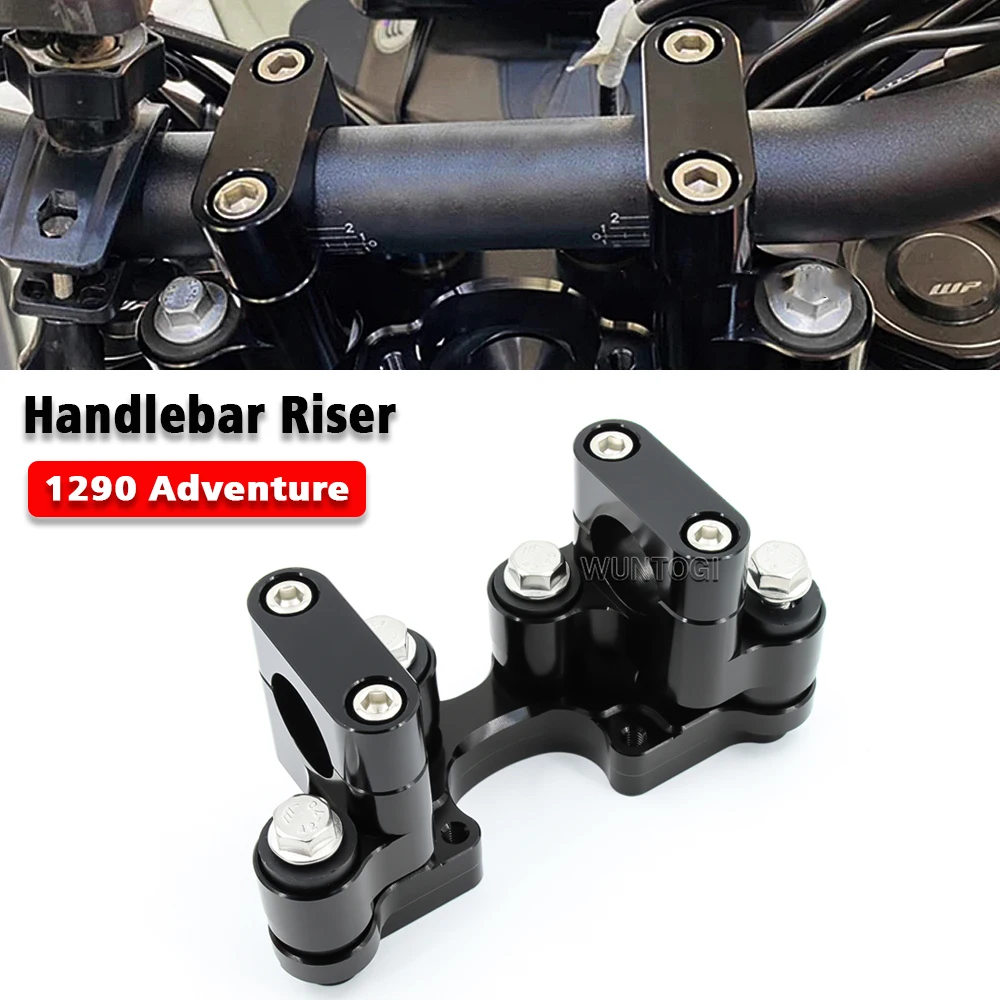 Motorcycle Handlebar Riser For KTM 1290 Adventure Accessories 790 Adventure/R 390 Adv 1190 Steering Damper Mount