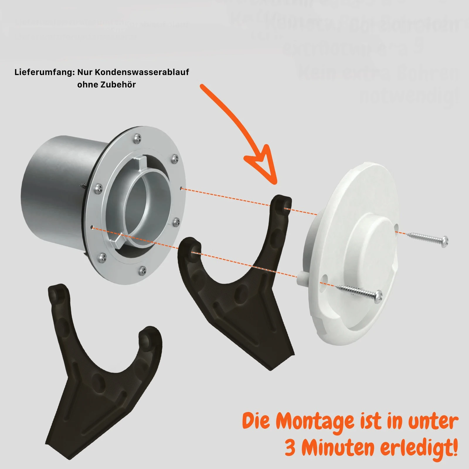 RV Stove Condensation Drain Water Drain Black For Truma Alde Caravan Motorhome Deflector External Condensate Caravan Accessories