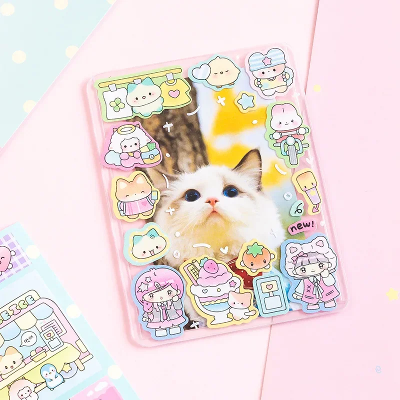 Cartoon Sweet Style Cute Animal Decoration Sticker DIY