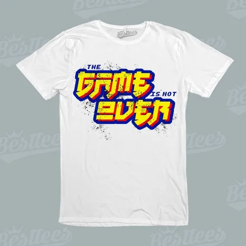KIDS/MEN/WOMEN Video Games Not Over Japanese Tee T-Shirt