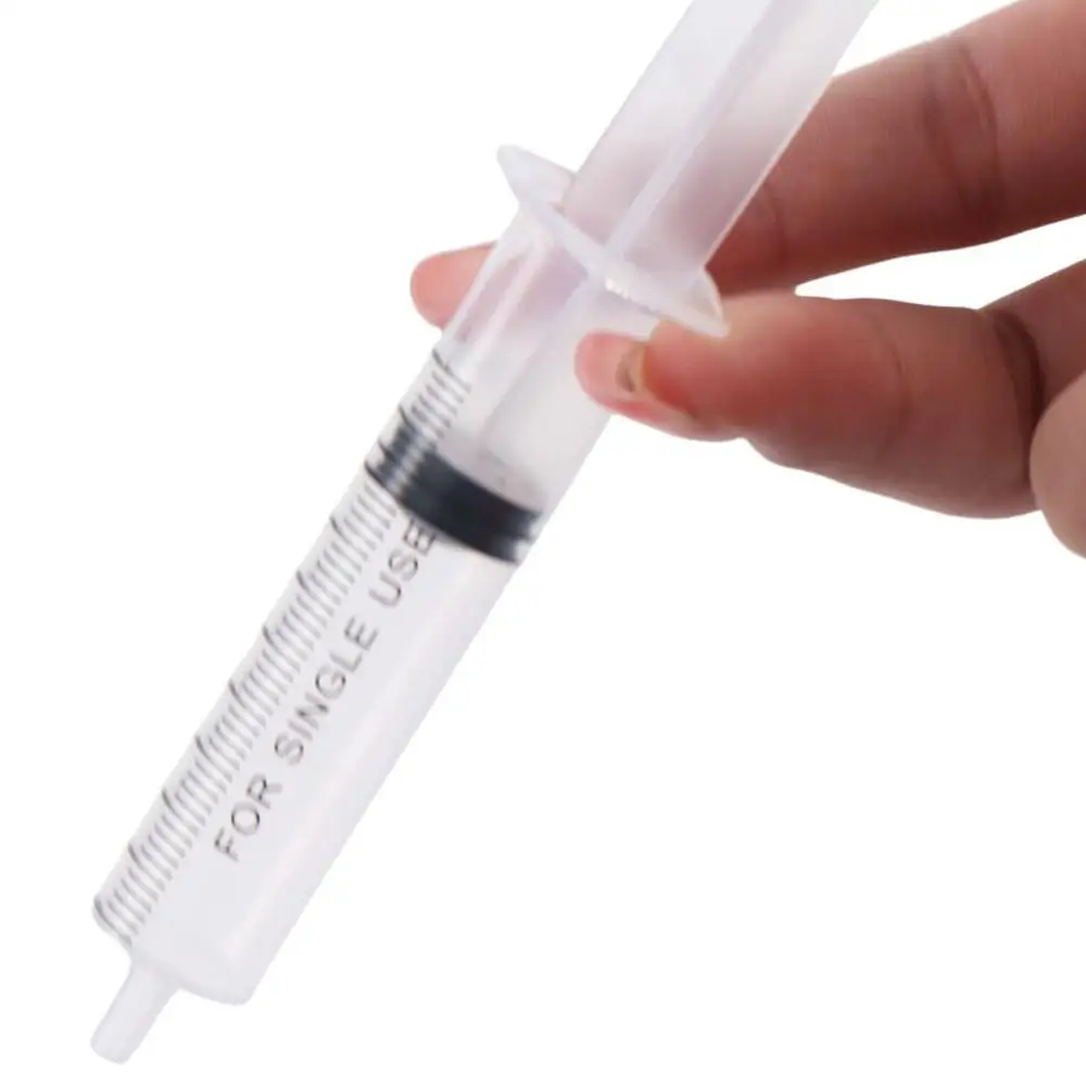 30Pcs Transparent 10ml/cc Plastic Syringe DIY Measuring Syringe Large Syringes Tools Oil or Glue Applicator