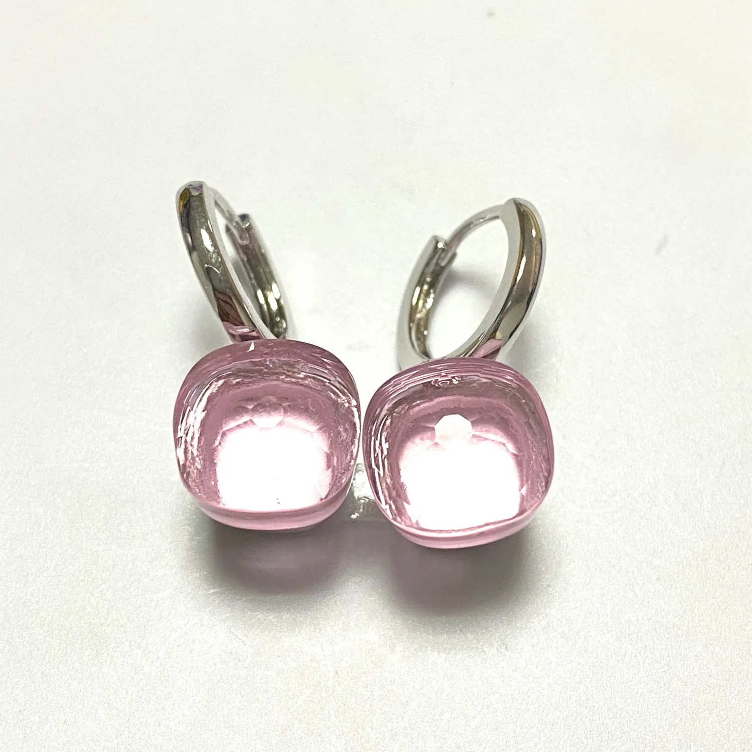 Candy Earrings For Women 28 Colors Crystal Earrings Silver Plated Sweet Candy Style Earrings Fashion Jewelry