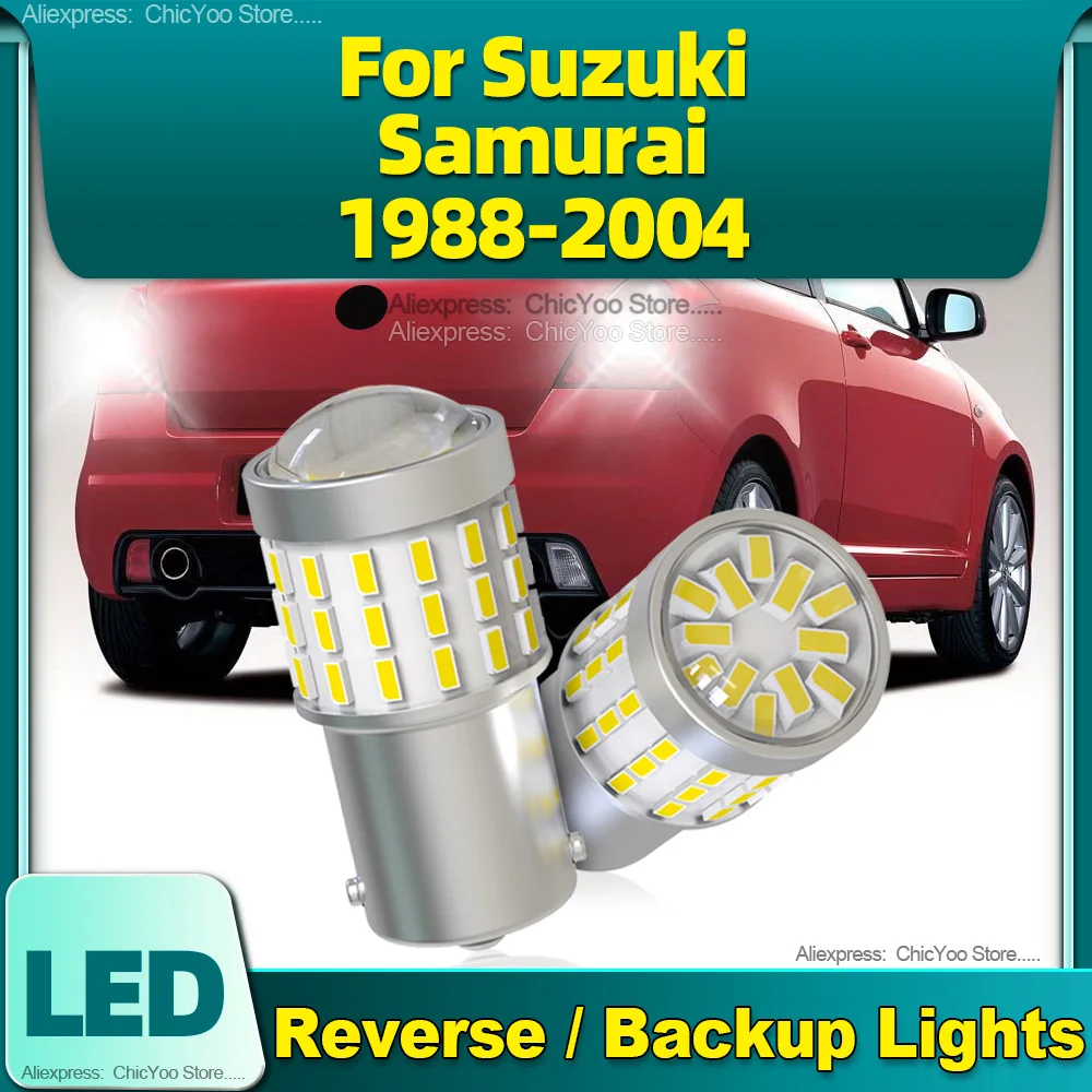 

2Pcs BA15S P21W 1156 Reverse lights Led Bulbs High Bright 1800LM For Suzuki Samurai 1988 1989 1990 1991 1992 1993 1994 1995-2004