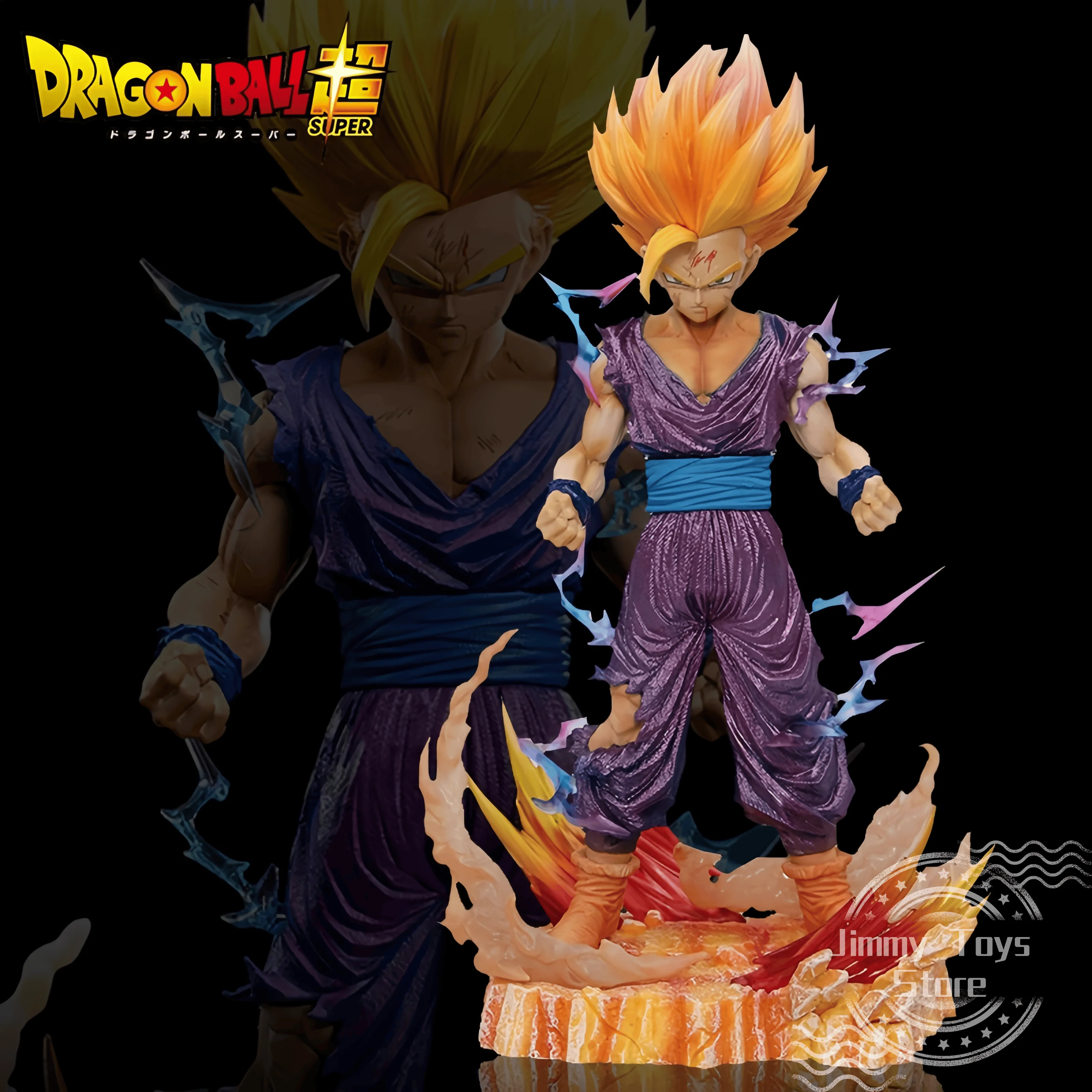 Figura de acción Gohan de 25cm, figuras de Dragon Ball Z, estatua GK, figuras de Anime, modelo Super Saiyan Gohan, muñecas de PVC para niños, regalos, Juguetes