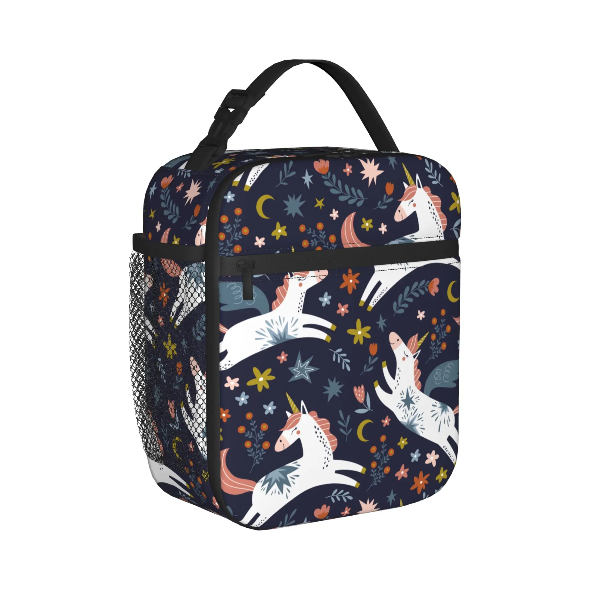 Cartoon Cute Unicorn Thermal Insulated Lunch Bag for Travel  Portable Food Bag Container Thermal Cooler Lunch Boxes