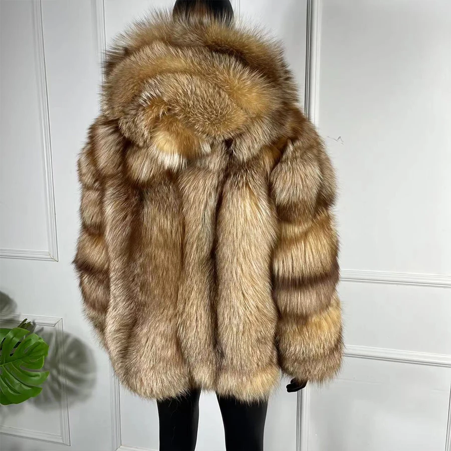 Best Sellers Men Fox Fur Coat Fur Coat Men Natural Fox Fur Winter Jacket