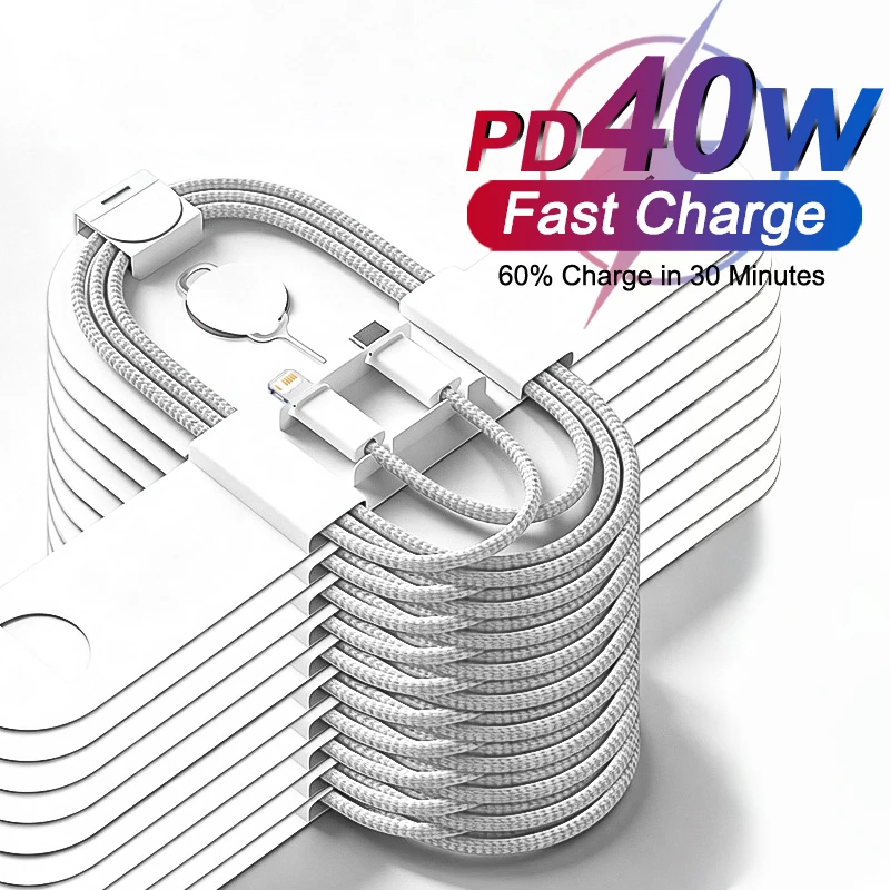 1-50pcs-original-pd-40w-fast-charging-braided-type-c-cable-for-iphone-14-11-12-13-pro-max-xs-x-xr-data-charger-cord-accessories