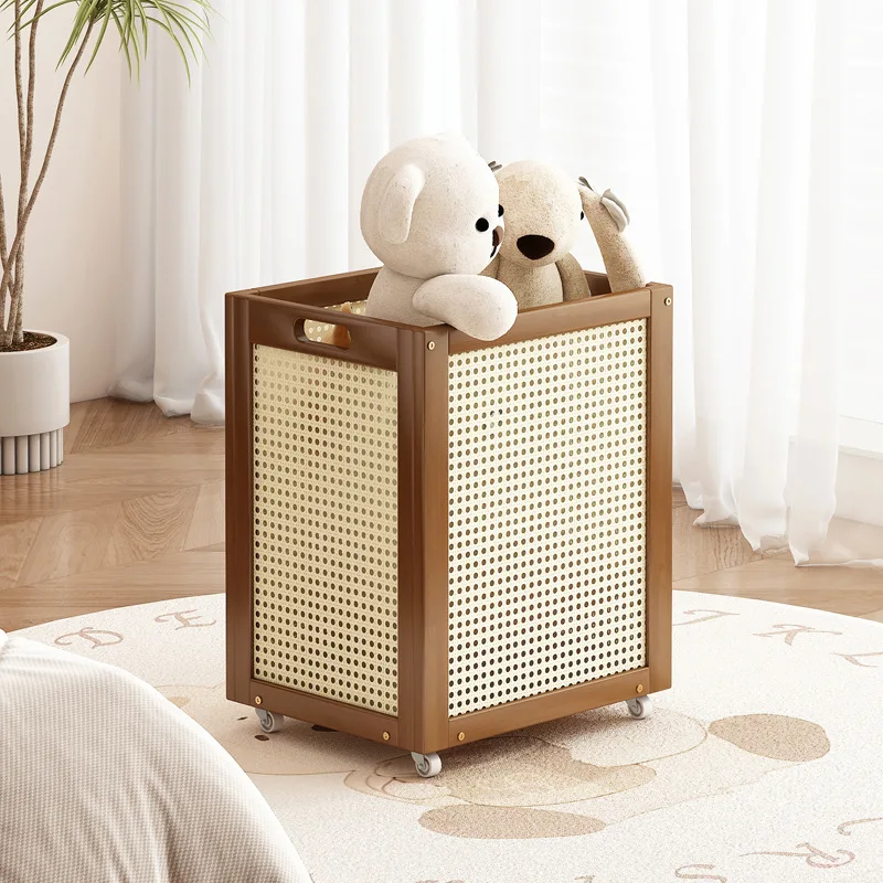 

New model Dirty basket Household dirty clothes basket Clothes storage basket Plush toy doll storage bucket