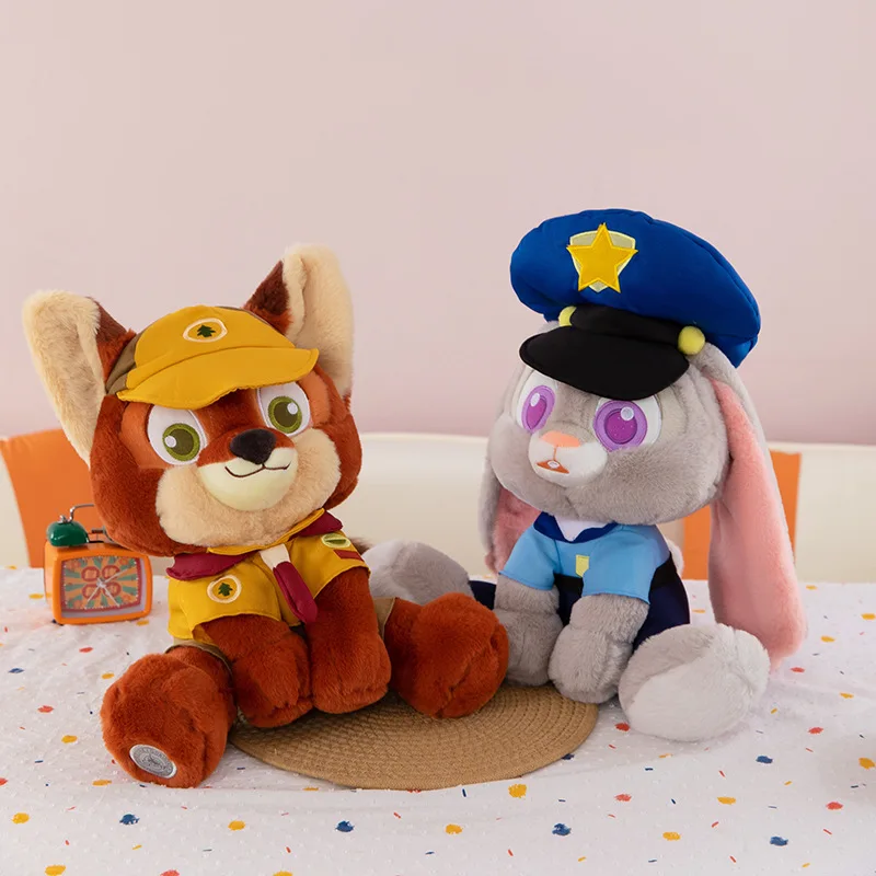 الجملة Zootopia نيك جودي أفخم دمية الثعلب محشوة ألعاب حيوانات الساخن بيع مجنون الحيوان مدينة ألعاب من القطيفة للأطفال الهدايا