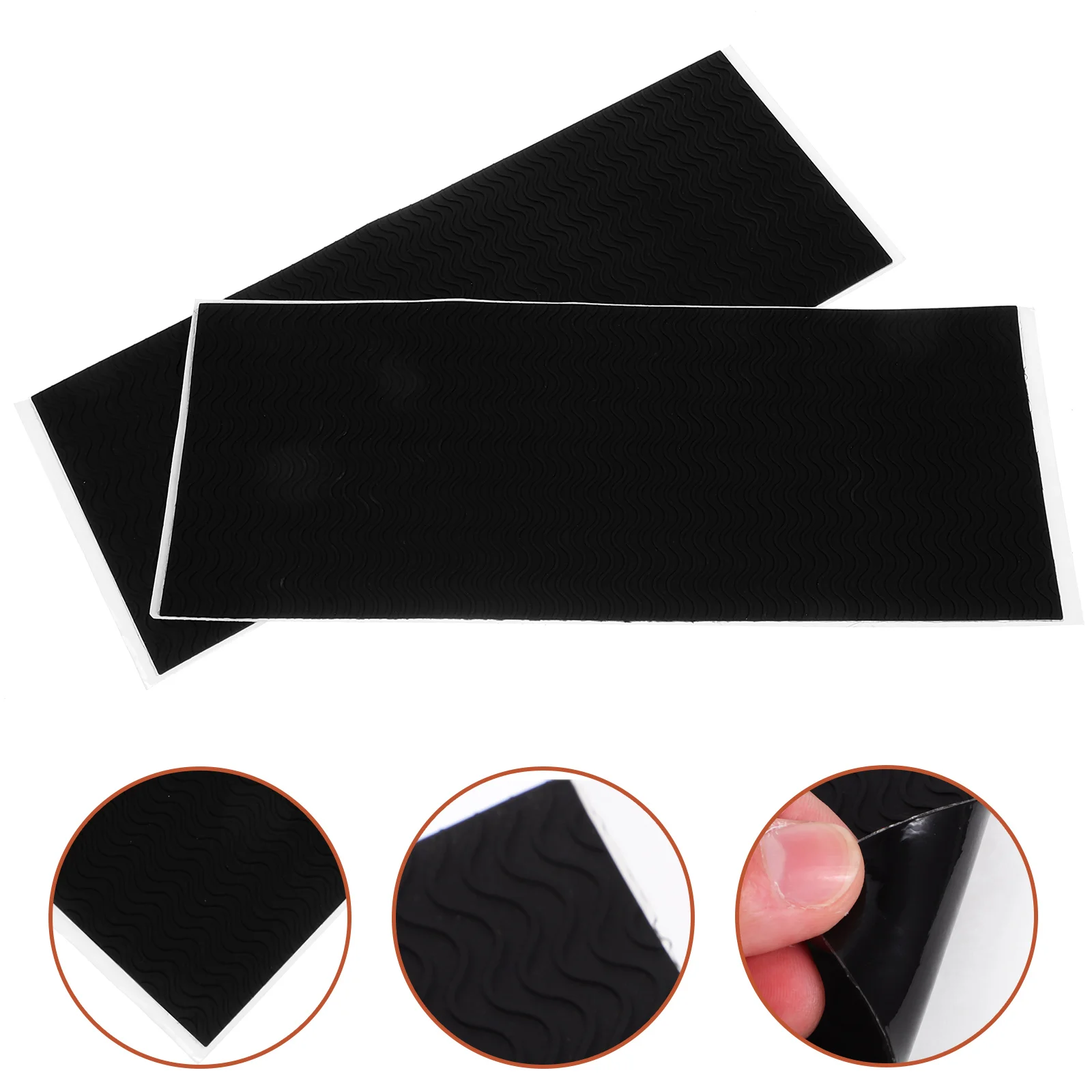 

2pcs Non-Slip Protector Adhesive Bottom Sneaker Cushion Wear-Resistant Sole Pad Pvc Shoe Accessories High Heels Sole Repair