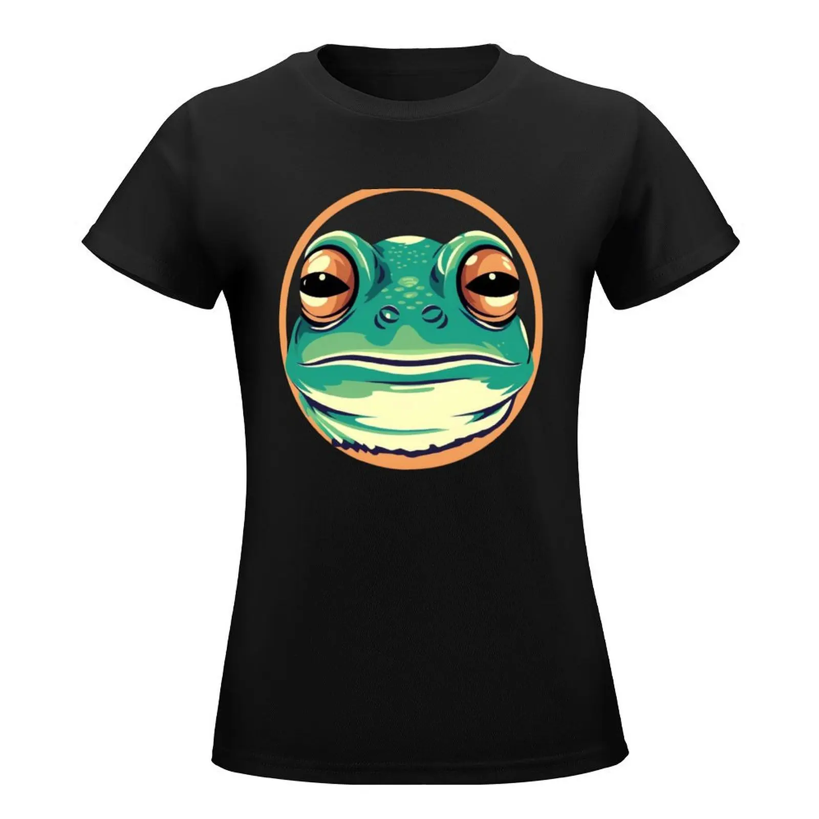 Toad Face T-Shirt aesthetic clothes customs design your own tees plus size tops t-shirts for Women cotton