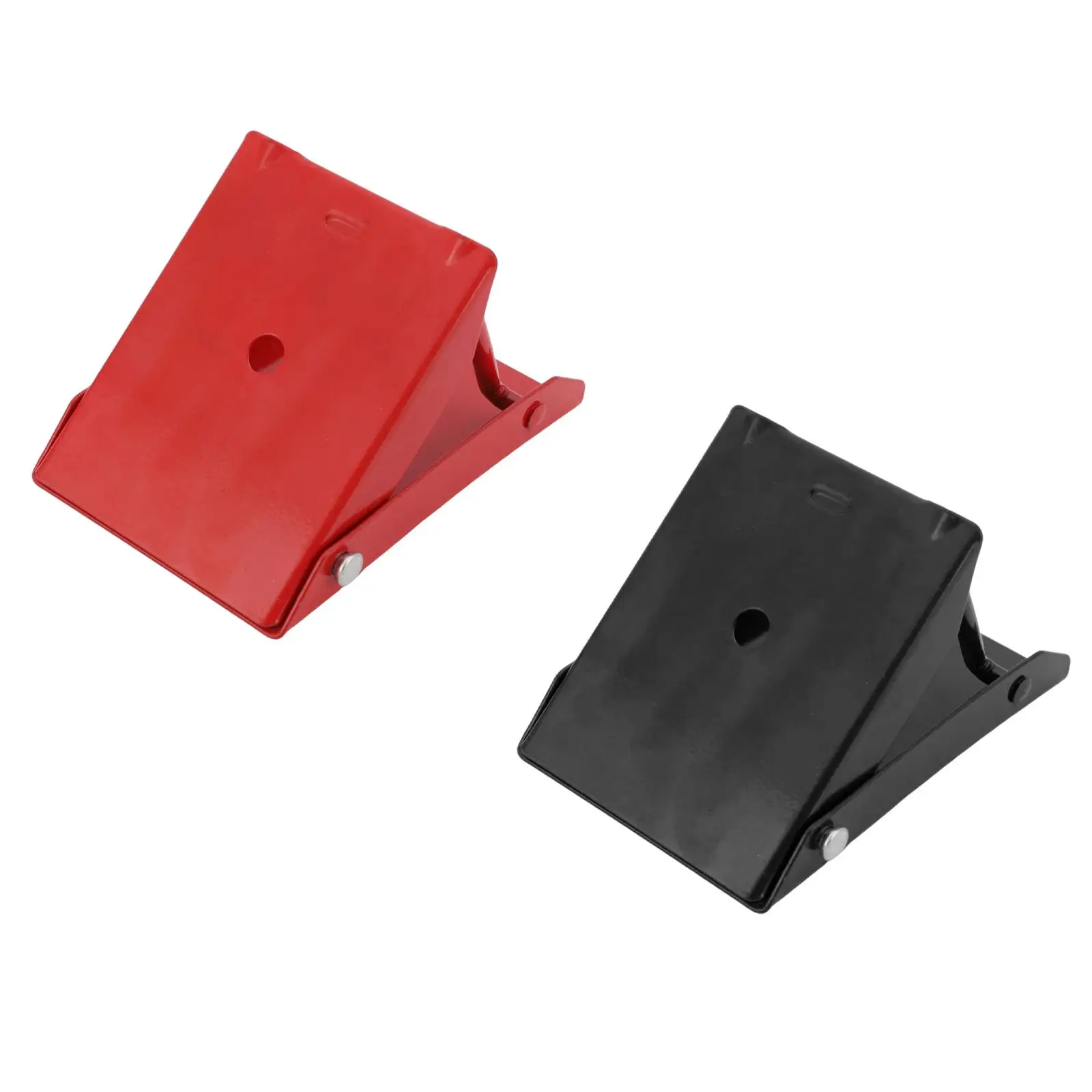 

Foldable Steel Wheel Chock Tire Stopper Anti Slip Block for Trailer Truck RV Caravan Safety Wheel Support