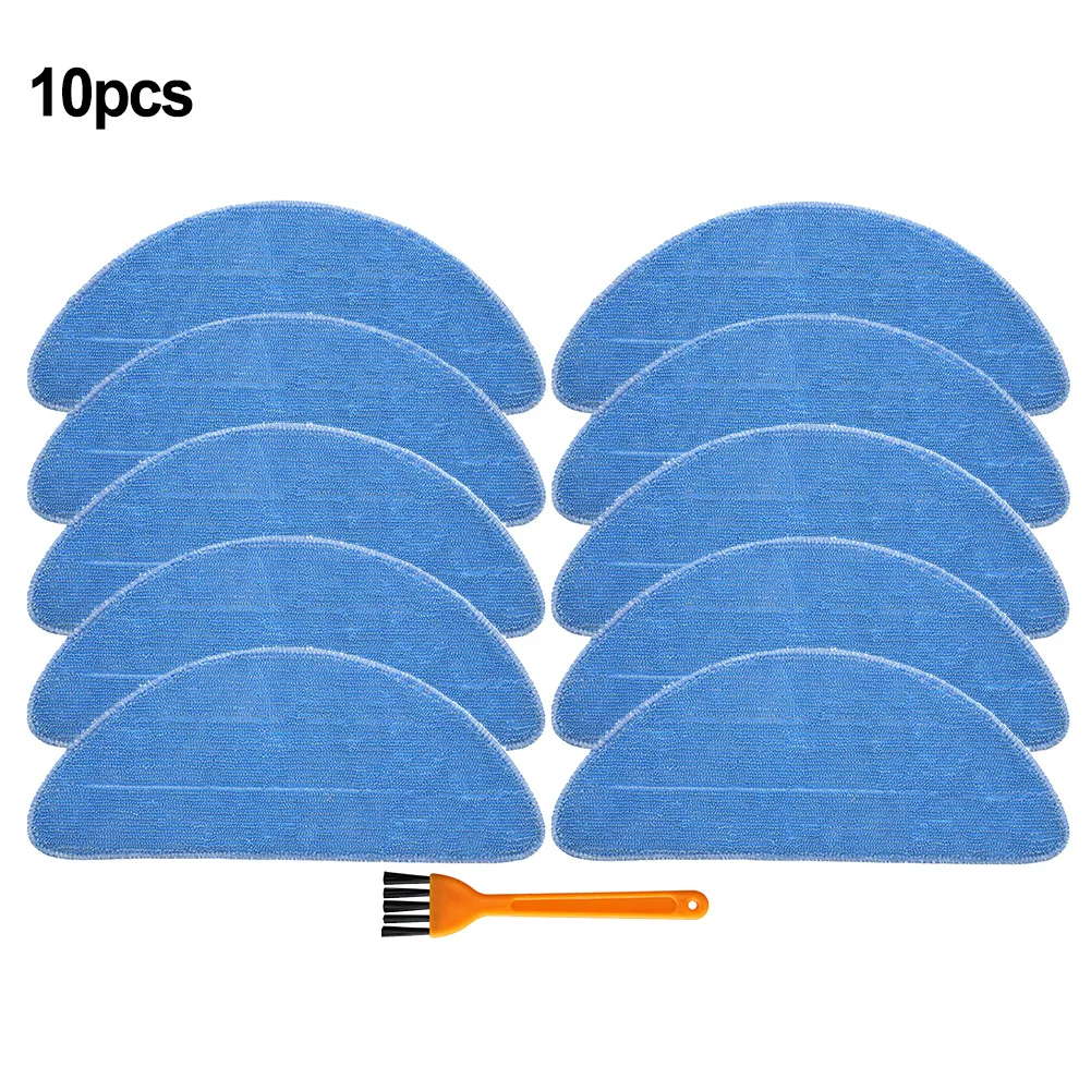 5 /10 Microfiber Rags Mop Cloth For GARLYN SR-600 For Coredy FL022 Robot Vacuum Cleaner Dry And Wet Usage Mop Cloths Pad