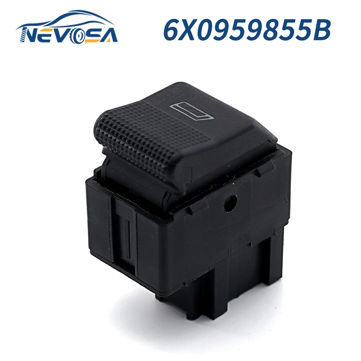 NEVOSA 6x0959855b interruptor da janela de energia do carro único botão para volkswagen vw polo hatcback 6n2 para seat ibiza arosa cordoba