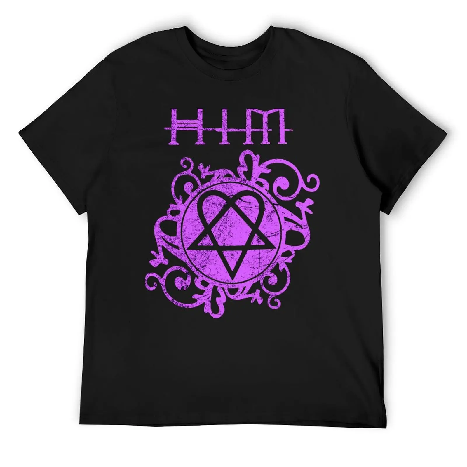 

Him Ville Valo Band pink him Heartagram Razorblade Romance T-Shirt