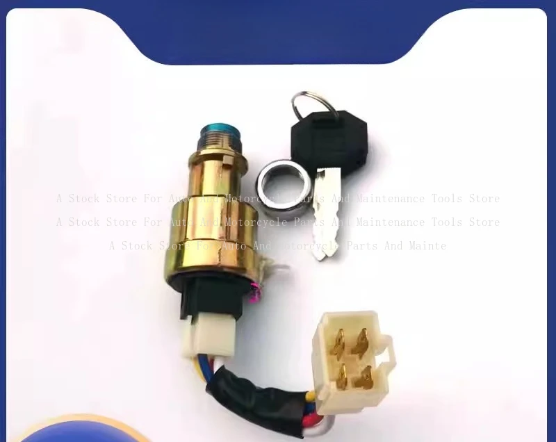 For Heli Forklift Ignition Switch Forklift Start Switch Driving Longgong Forklift Key Door Lock Start Ignition Lock