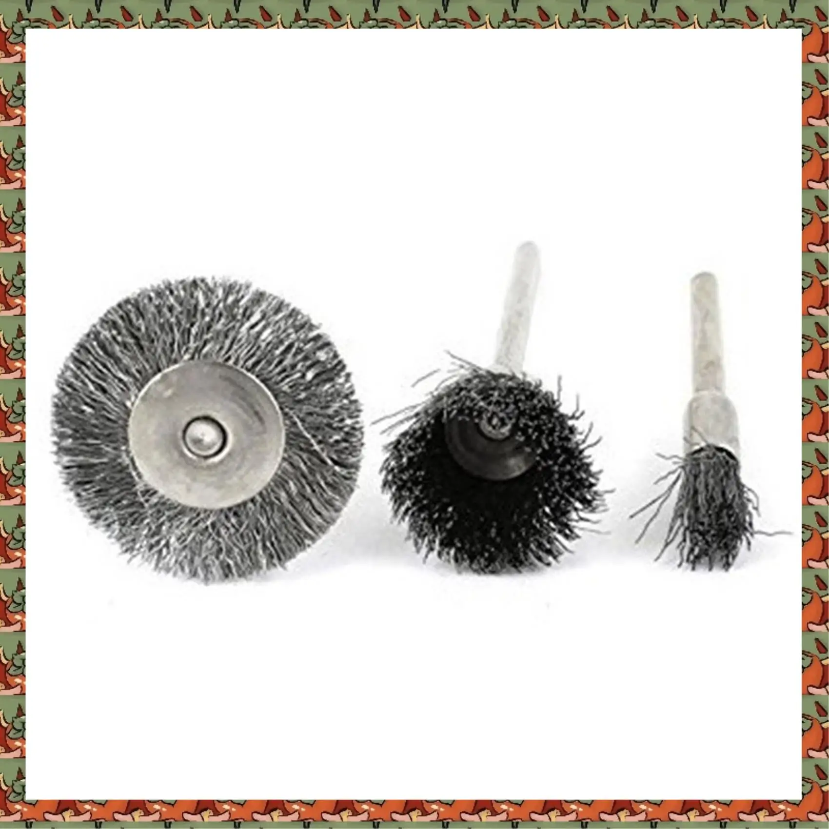 

ABLQ 88 шт., мини-проволочная щетка, чашка колеса, набор латунных стальных проволочных щеток, хвостовик 1/8 дюйма (3 мм) для вращающихся инструментов Power Dremel