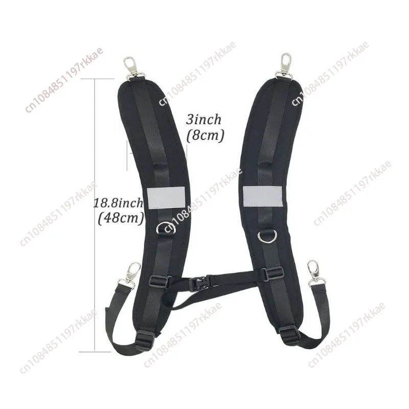 Backpack Rafting Bag Decompression Shock Absorption Shoulder Strap Elastic Diving Cloth Waterproof Swimming Bag Replacement