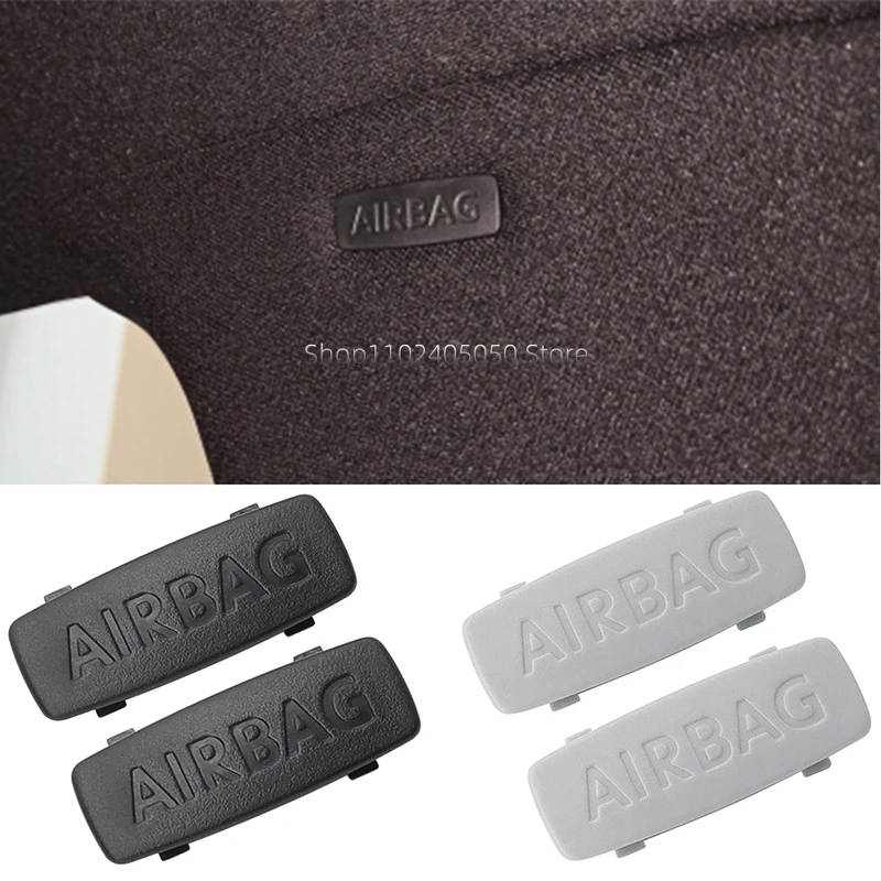 4Pcs Car A B C Pillar Insert Cap Cover Auto AIRBAG Badge for VW Volkswagen CC Golf Jetta Passat Polo Touran Interior Decoration