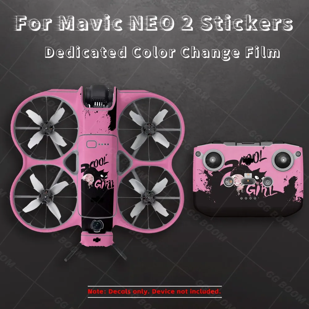For NEO 2 Neo2 RC-N3 Remote Controller Body Full Wrap Sticker Protective Film Scratch-Proof Skins Accessories PVC Decals