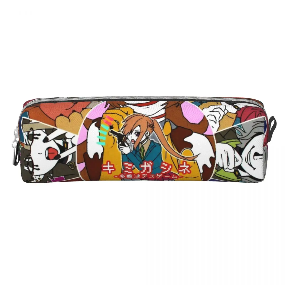 Vintage Pencil Case YTTD Anime Shin Sou Idk Sara Your Turn To Die Game Pencil Pouch School Pencil Cases Girls Boys PU Leather