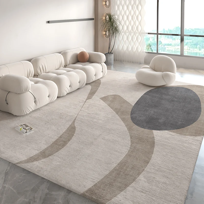 Modern Light Luxury Living Room Decoration Carpet Home Bedroom Bedside Large Plush Rug Simple Study Cloakroom Soft Non-slip Rugs