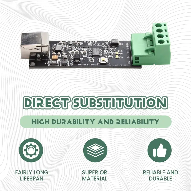 USB To SDI-12 Board Protocol Capture Debugger Converter SDI12 Sensor Test