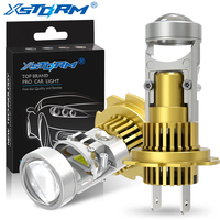 XSTORM H7 LED Projector Lens H4 H8 H11 9005 HB3 9006 HB4 Led Car Headlight Bulb Canbus 60000LM High Low Beam Mini Lamp 12V 6000K