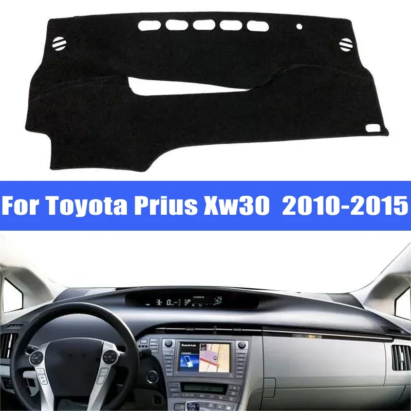 

Car Dashboard Cover Sun Shade Mats Avoid Light Pads Instrument Panel Protective For Toyota Prius Xw 30 2010-2015 Models