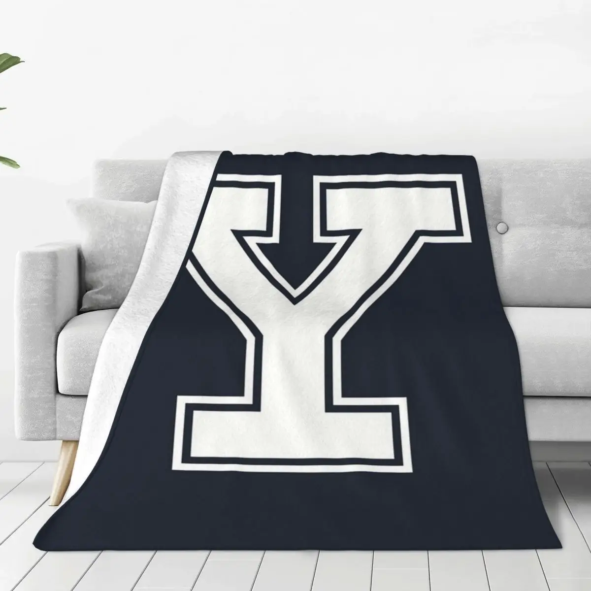 Yale Elis, Bulldogs New Haven C Blankets Fleece Portable Sofa Throw Blankets For Couch Bedding Office Throws Bedspread Quilt