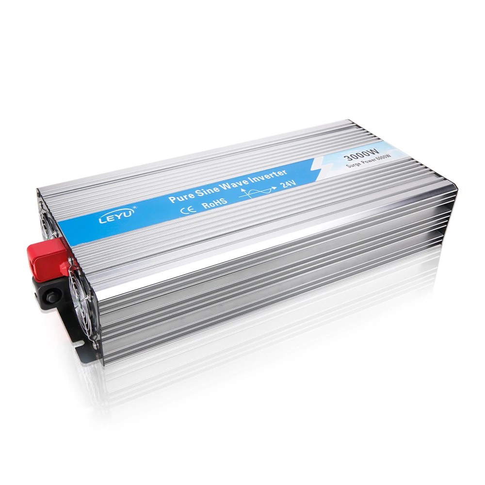 CE 3000W 12V/24V/48V to 220V DC AC Pure Sine Wave Inverter
