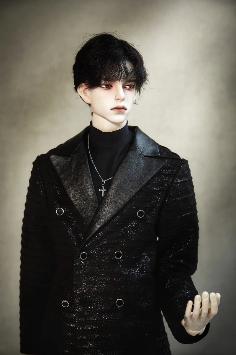 1/3 Scale BJD Clothes Casual PU Leather Overcoat Coat For BJD/SD SD13 Girl POPO68 SSDF ID75 Uncle Doll Accessories C2168