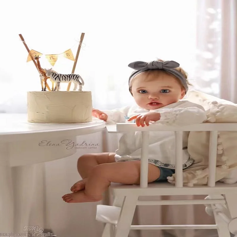 متوفر في المخزون دمى SANDIE Reborn Baby Lottie مقاس 24 بوصة غير مطلية للفتيات
