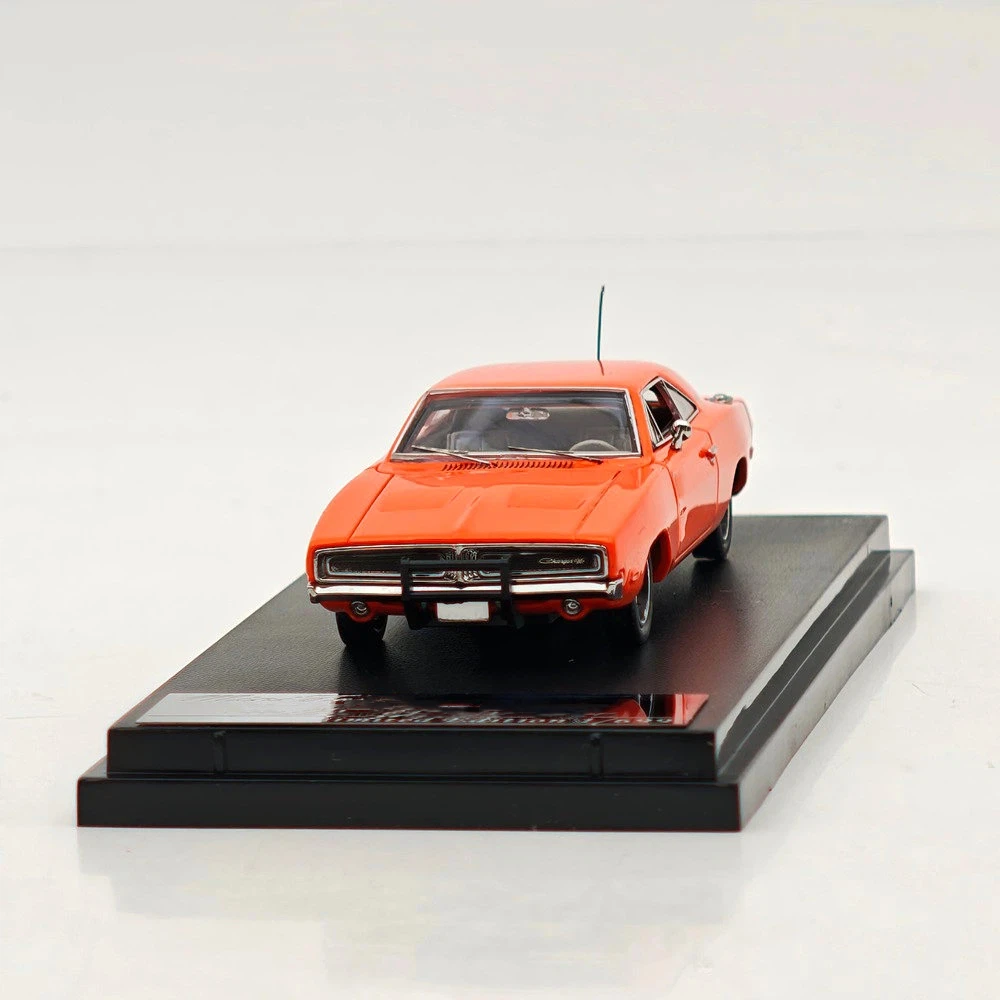 Mini Forge 1:64 para Charger General Lee R/T 1969, Modelo de Carro em Miniatura, Coleção Limitada, Modelos de Veículos de Brinquedo