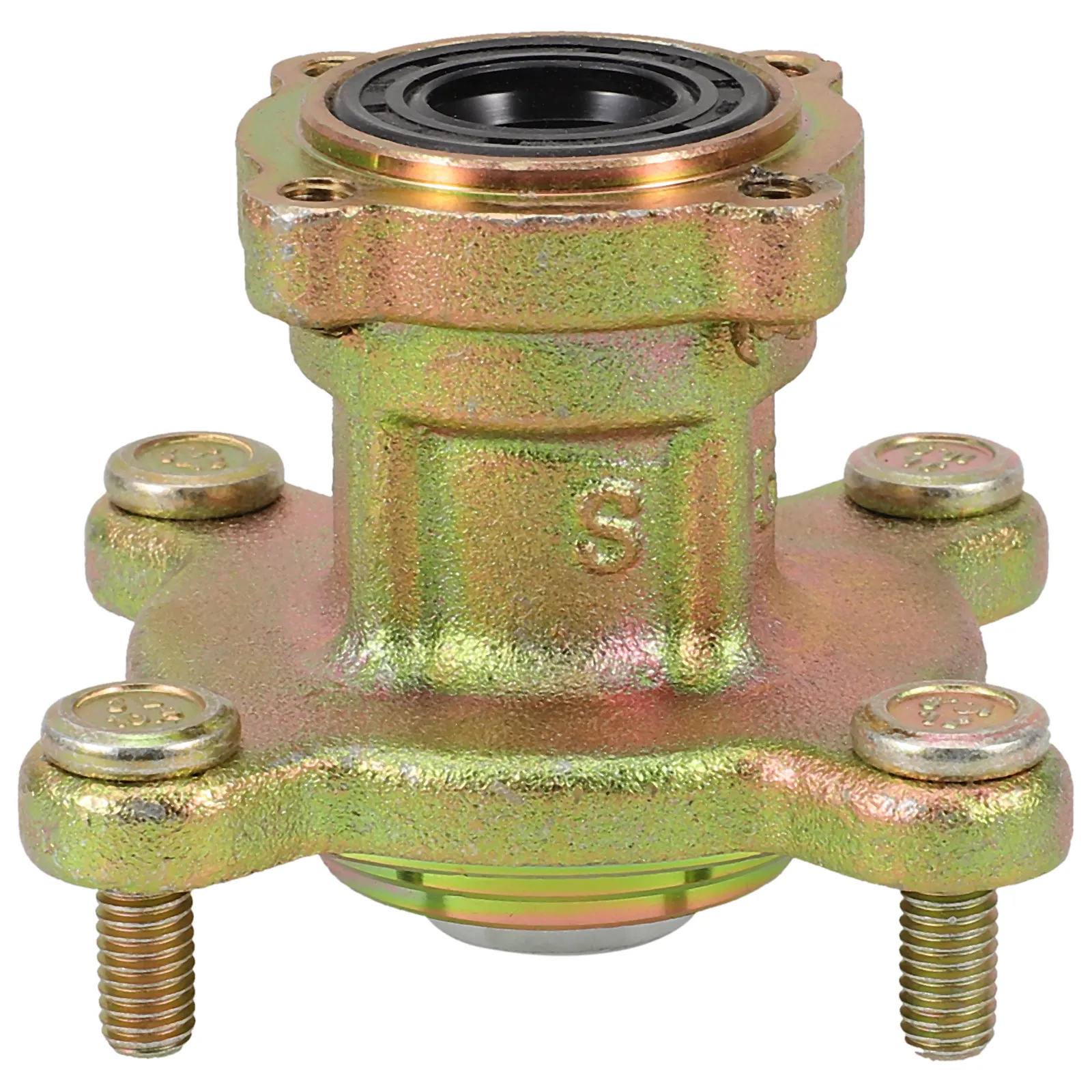 

Front Wheel Hub Metal Assembly Sturdy Axle Hub for Go Kart Atv Offroad Beach Wilderness Compatible Wheel Rim Brake Disc