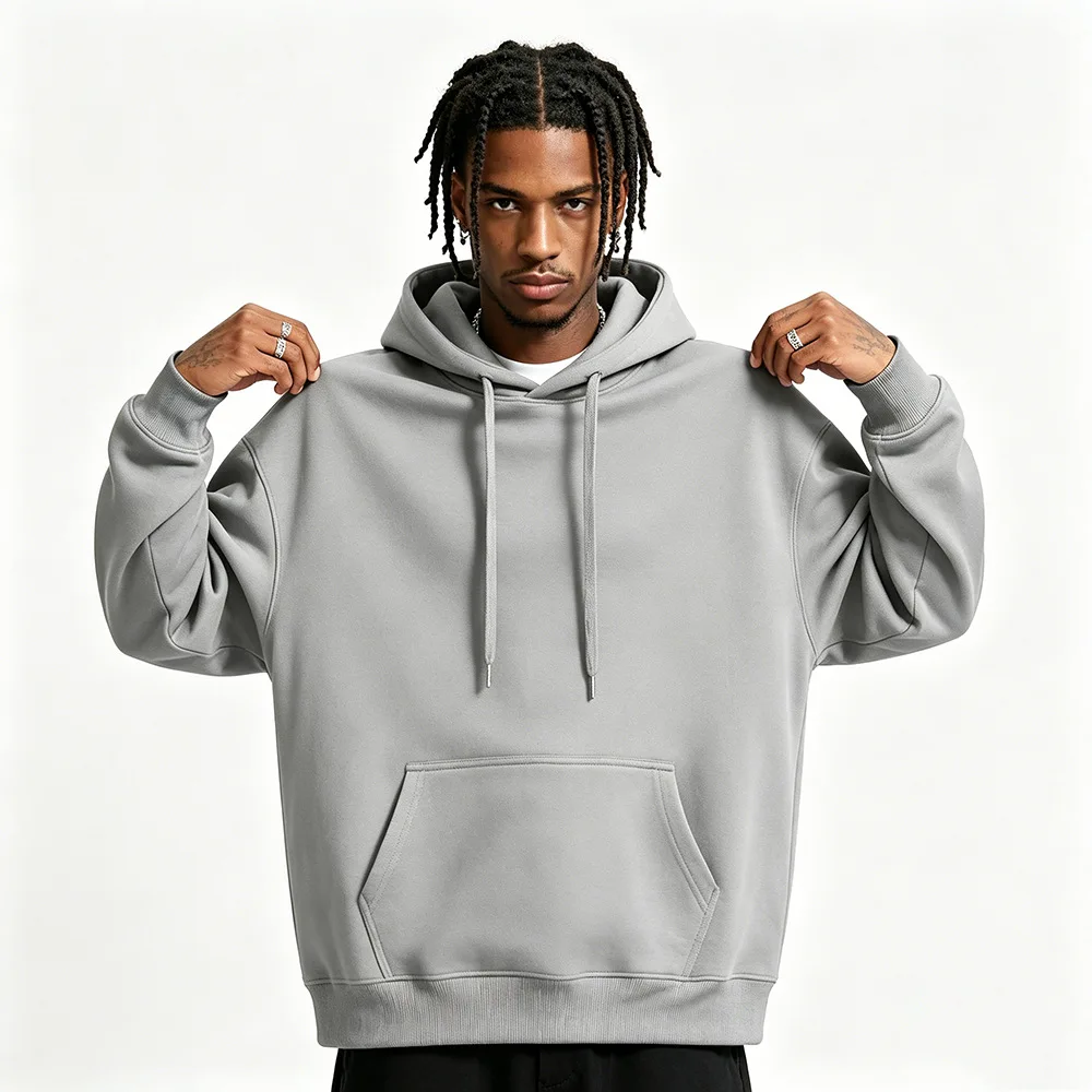 Herren- und Damen-Hoodies in Unifarben mit Taschen, Sport- und Fitness-Sweatshirts, modische Freizeitpullover in mehreren Farben – Detail 33