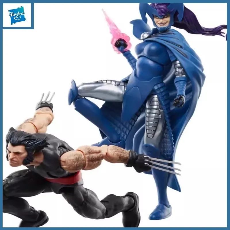 

In Stock Hasbro Marvel Legends Wolverine and Psylocke 50th Anniversary Mobile Doll Children Toy Model Figure Festival Gift