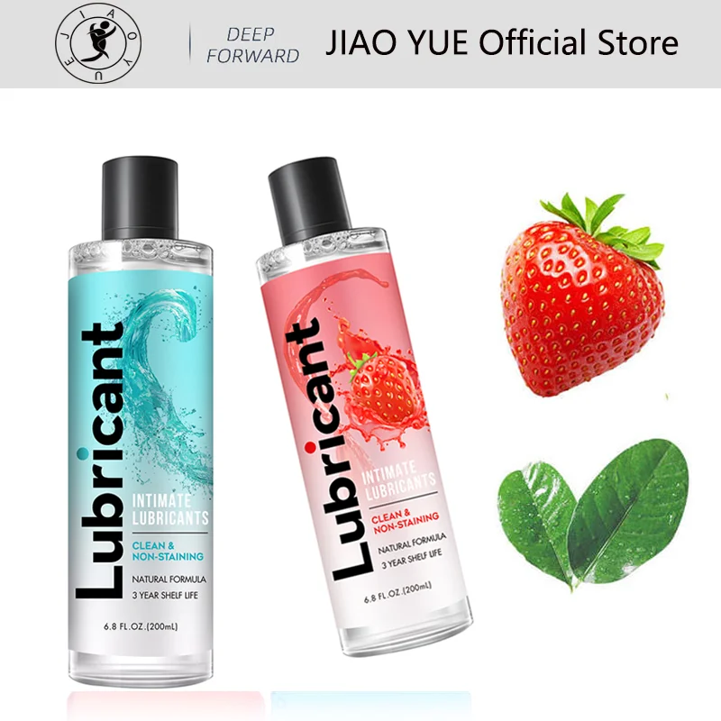 Lubricante de Base de agua de 200ml para sexo Anal, Gel vaginal, Aceite de Masaje para SPA corporal íntimo, crema lubricante japonesa AV para